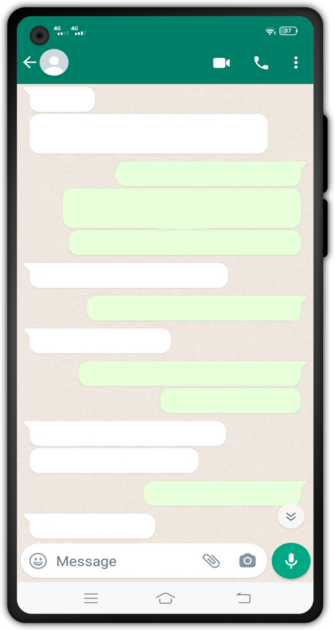 Smartphone Messages Illustration