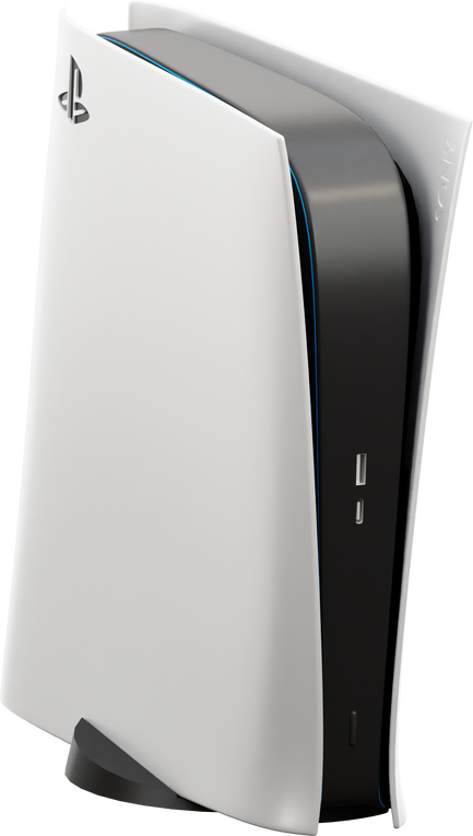 3D Playstation 5 Device Illustration